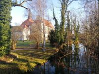 das Lübbener Schloß - Blick von der Schloßinsel