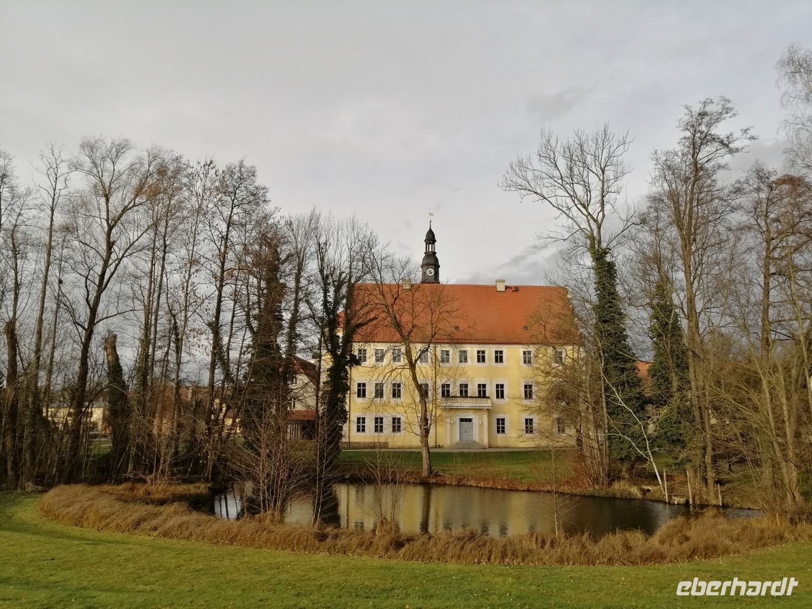 das Lübbener Schloß, Blick von der Schloßinsel
