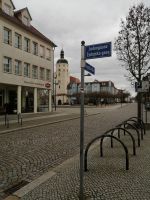 Judengasse in Lübben, Blick auf den Marktplatz
