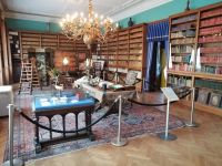 Schloß Branitz: in der Bibliothek
