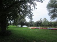  die Aller vor unserem Hotel