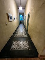 Wunderschöne Bodenfliesen im Gutshaus Linstow