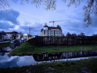 Das Schloß von Güstrow wird gerade saniert