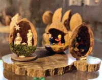 Krippenfiguren in Nußschalen, Krippenmuseum in Güstrow