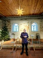 Ein Mitarbeiter des Krippenmuseums gibt uns einen kleinen Einblick in die Museumsgeschichte