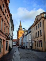In der Altstadt von Güstrow unterwegs