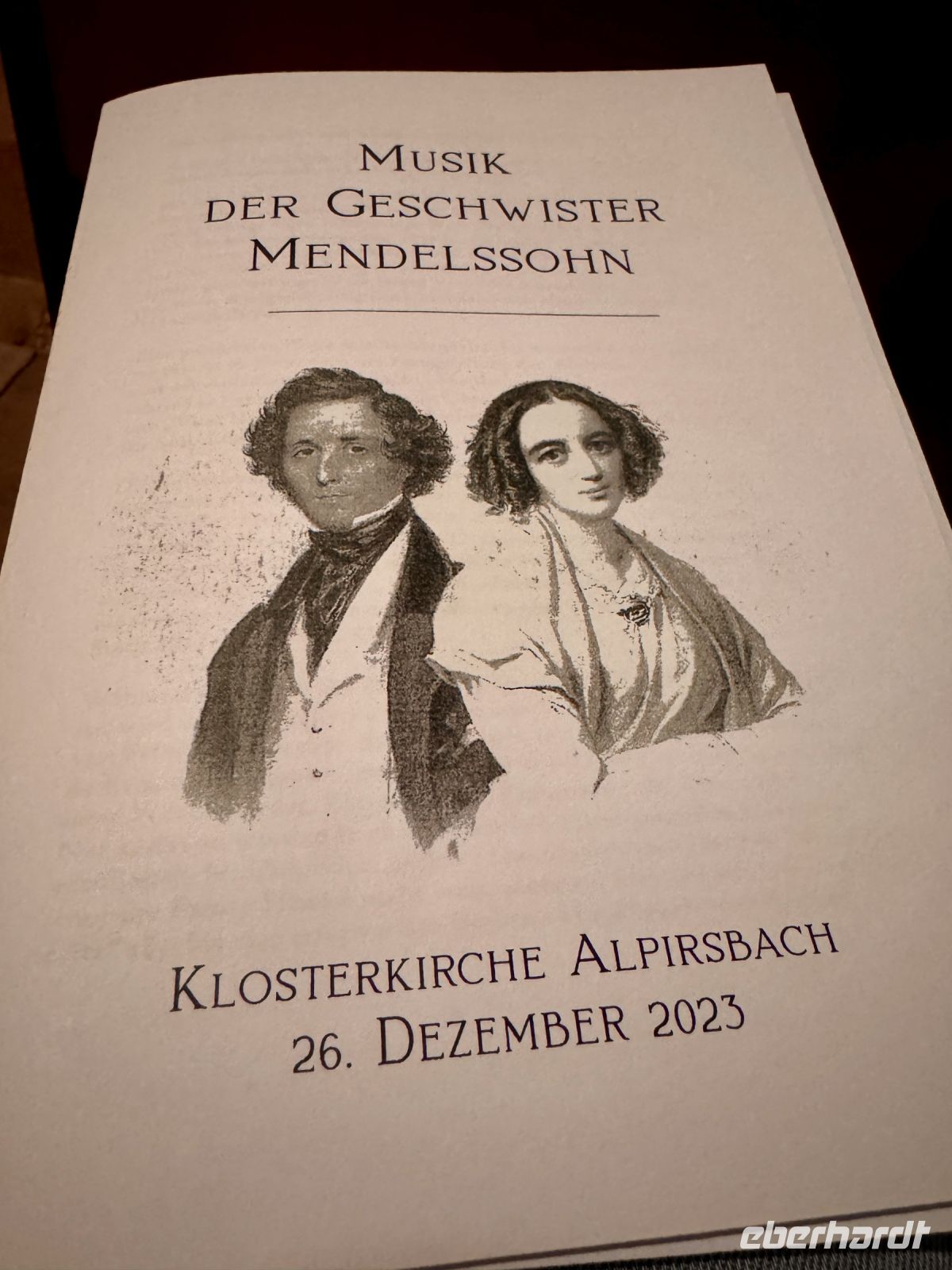Tag 4 - Weihnachtskonzert in der Klosterkirche Alpirsbach