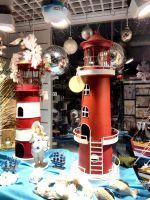 Kitsch pur in einem der Schaufenster am Alten Strom in Warnemünde