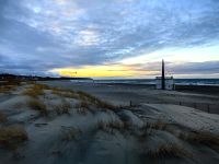 Legendäre Nachmittagsstimmung am Strand von Warnemünde