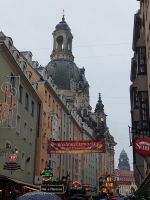 Dresden: Blick von der Augustusstrasse zur Frauenkirche
