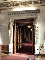 Im unteren Stock des Schweriner Schlosses