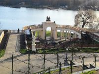 Der wunderschöne Ausblick auf dem Schweriner Schloß auf den See