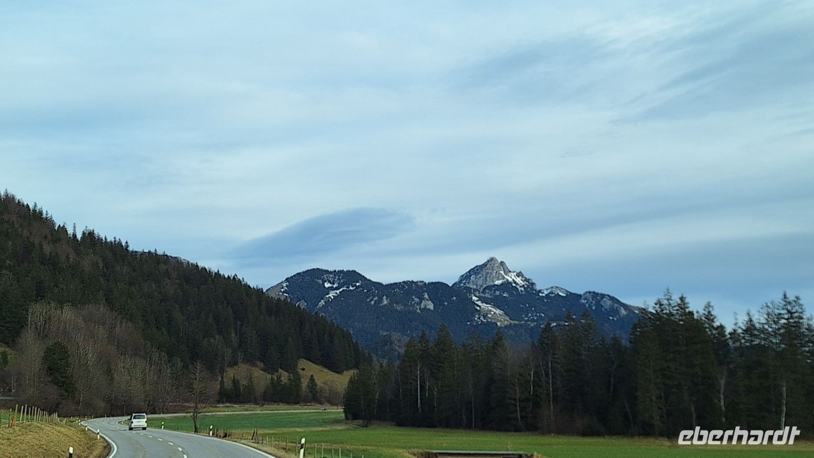 Der Wendelstein vom Tal aus gesehen
