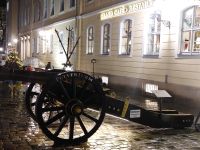 Dresden: der Stadtrundgang endete vor der Gaststätte 