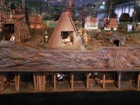 Säch. Volkskunstmuseum: Erzgebirgisches Bergwerk Miniatur