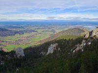 Blick auf Aschau und Chiemsee