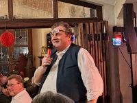 Begrüßung vom Hotel Chef