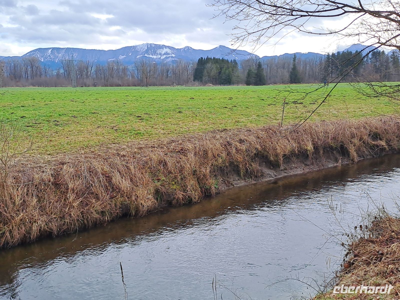 Naturschutzgebiet - Blick Chiemgauer Berge