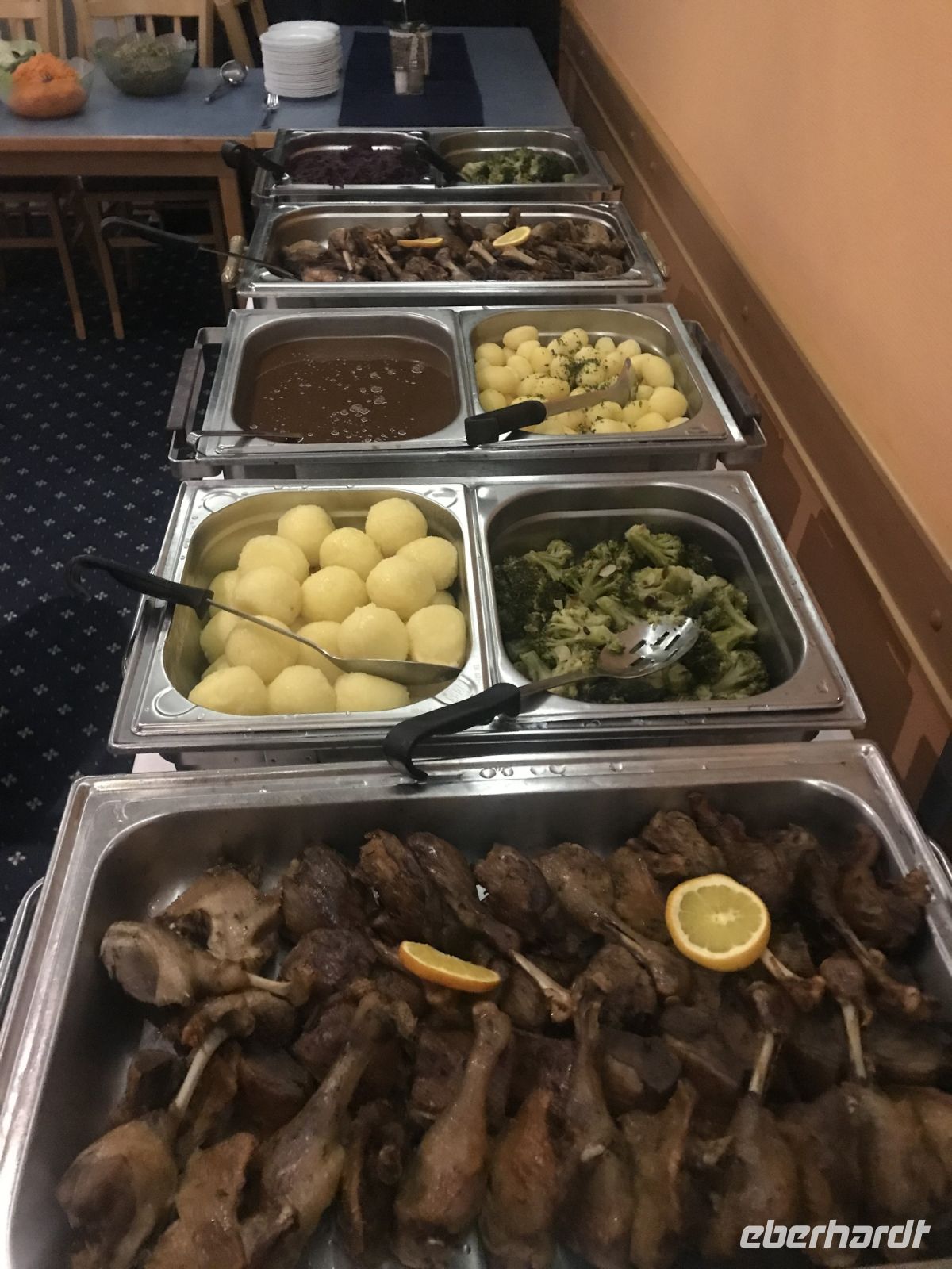 1. Abendessen - sehr gut und reichlich