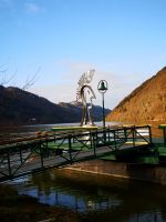 Schiffsanlegestelle Schlögen an der Schlögener Schlinge