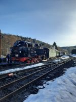 Fahrt mit der Preßnitztalbahn von Jöhstadt nach Steinbach