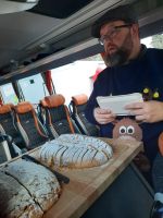 der Stollen ist schon angeschnitten