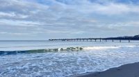 Seebad Binz - winterliche Ostsee am Neujahrstag