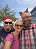 Das RADAU-Team Uwe, Doreen & René im Einsatz