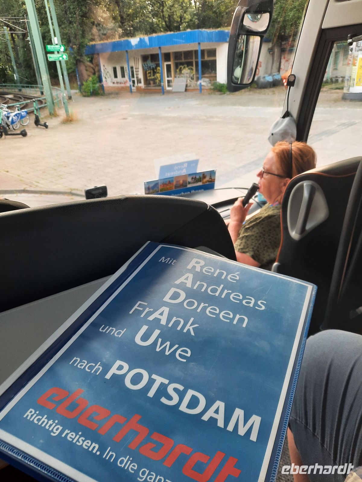 Stadtrundfahrt mit Dr. Ute Solf in Potsdam
