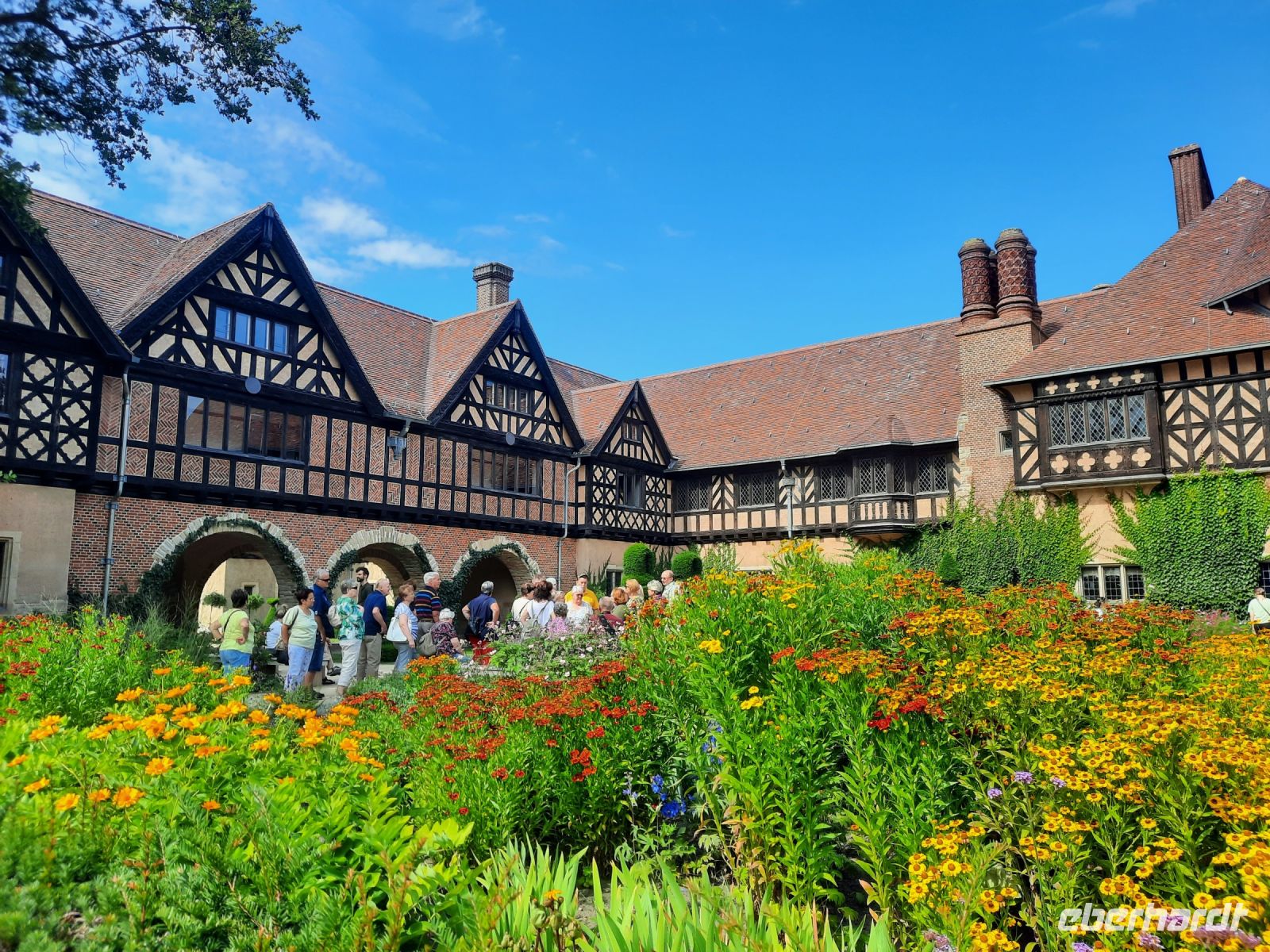 Blumenpracht im Schloss Cecilienhof