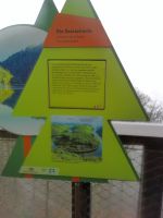 Tag 2 Infoschild auf dem Baumwipfelpfad  Saarschleife Orscholz