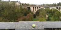 Tag 5 Stadtrundgang Luxemburg Blick auf Aldophobrücke