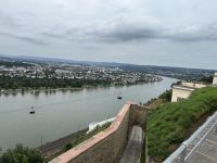 Rundblick von der Festung auf den Rhein