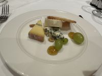 Abendessen auf der MS Thurgau Saxonia - Nachtisch Käseplatte