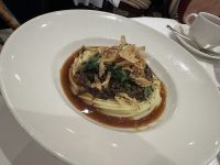 Abendessen aus der MS Thurgau Saxonia - Hauptgang