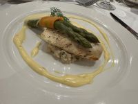 Abendessen aus der MS Thurgau Saxonia - Hauptgang