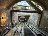 Heidelberger Schloss - die Bergbahn