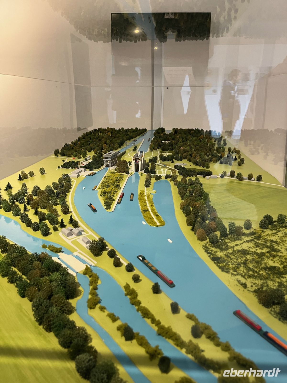 Modell Schiffshebewerke Niederfinow, Deutschland