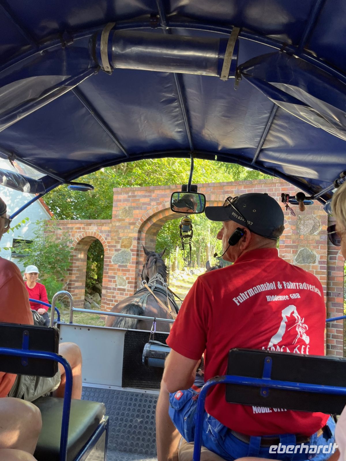 Kutschfahrt, Hiddensee, Deutschland