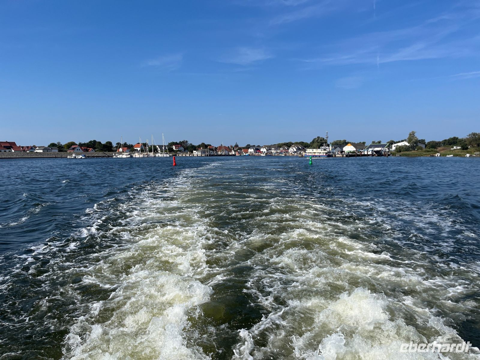 Fahrt von Vitte nach Schaprode, Deutschland