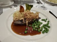 Abendessen auf der MS Thurgau Saxonia