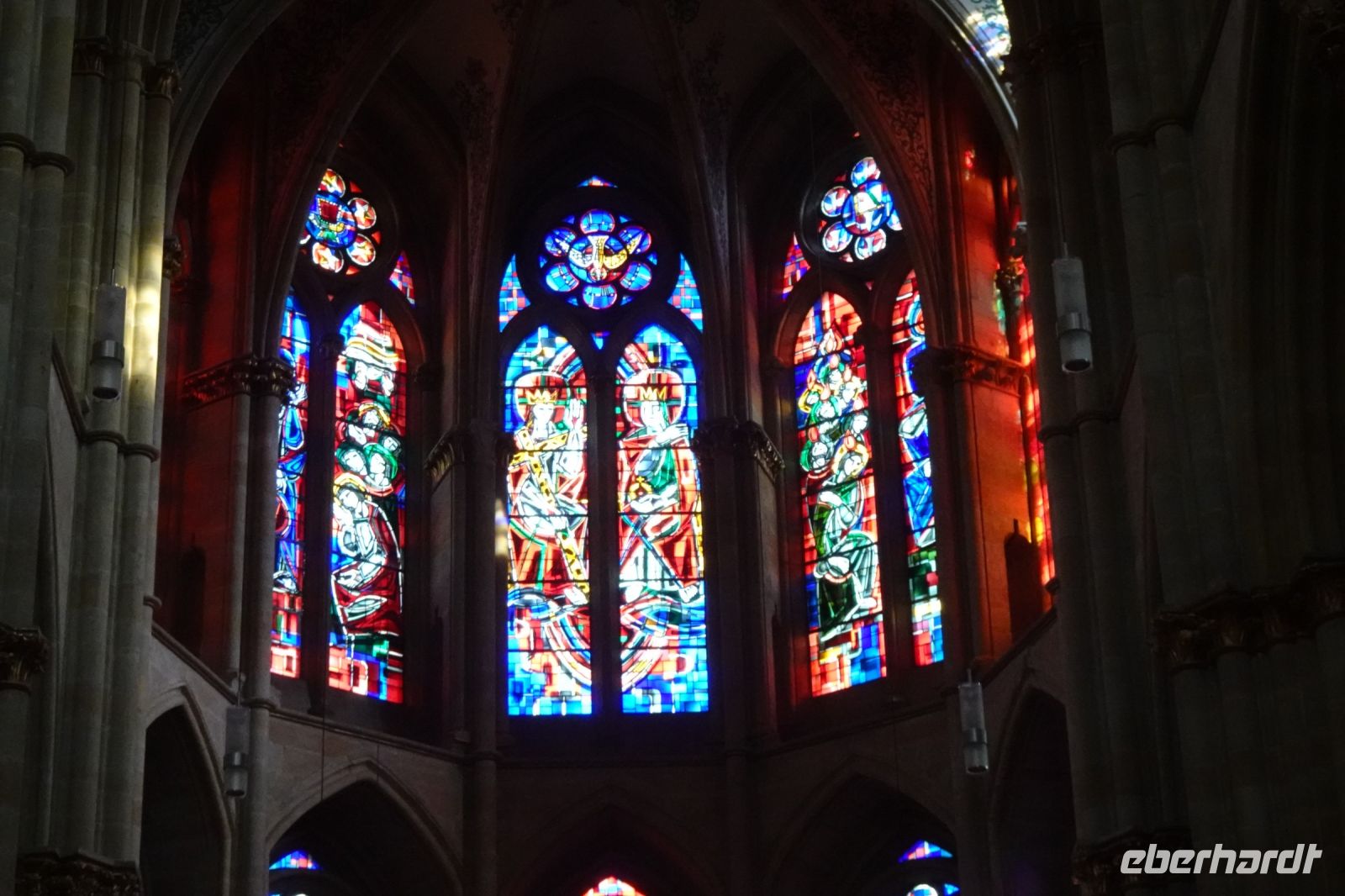 Tag 5 19.09.2024 Trier, Kirchenfenster Liebfrauenkirche