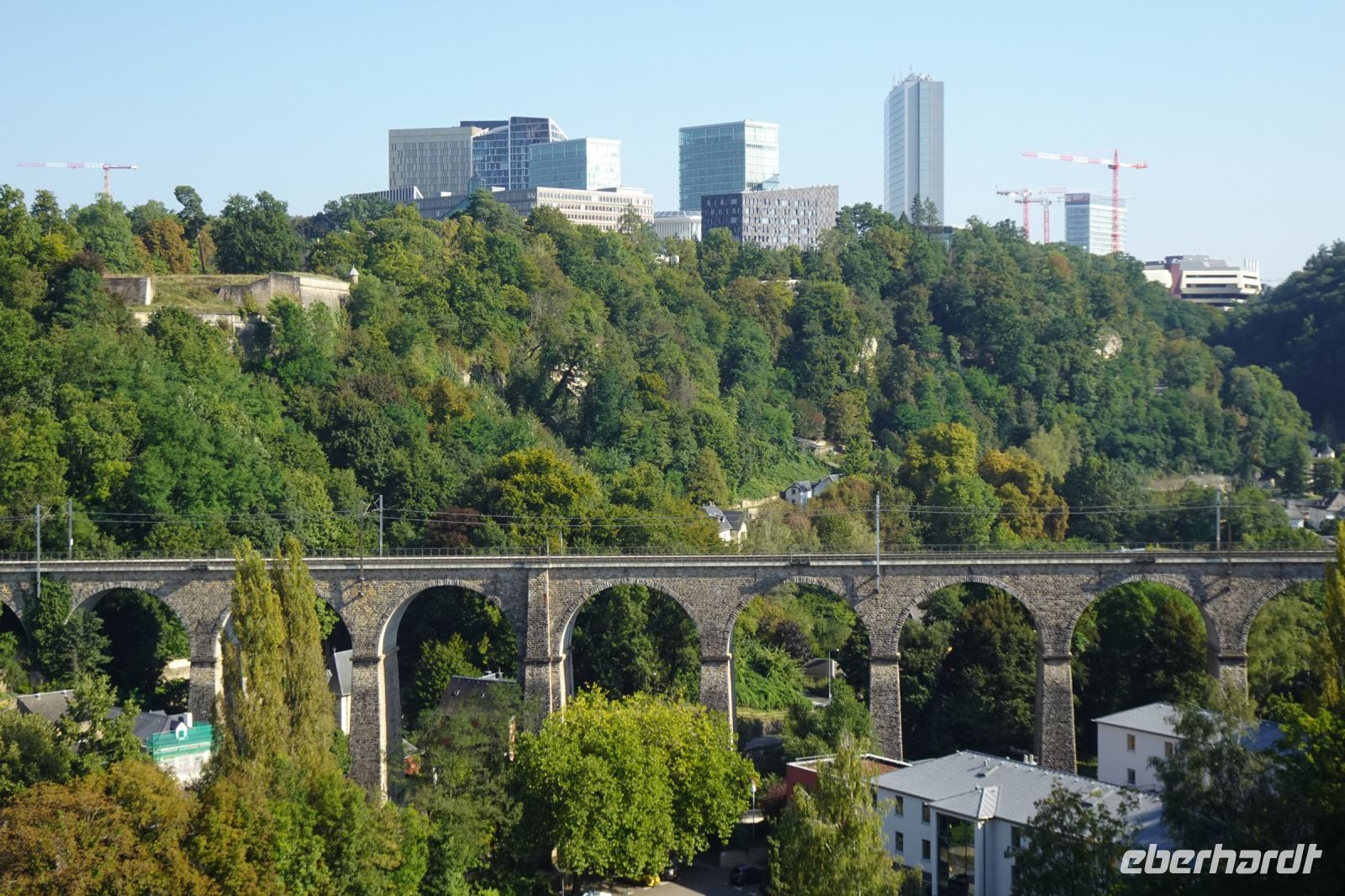 Tag 6 20.09.2024 Luxemburg, Blick auf den Kirchberg