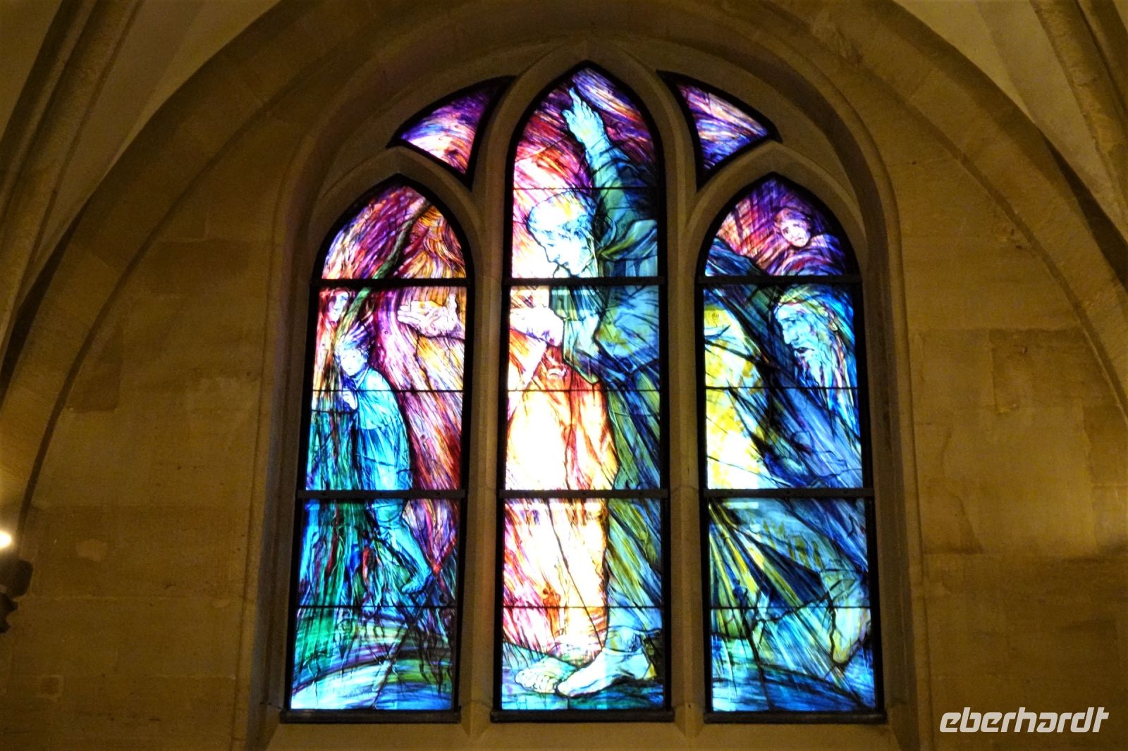 Tag 7 21.09.2024 Kloster Tholey, Fenster von Mahbuba Maqsodi