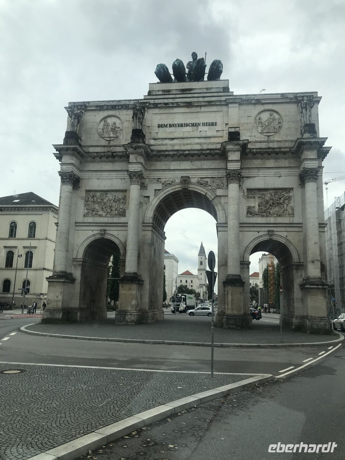 München erreicht - Siegestor