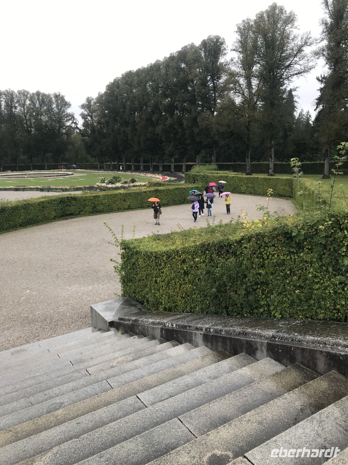 Rundreise Berchtesgadener Land - Besuch Schloß Herrenchiemsee - Regen unser Begleiter
