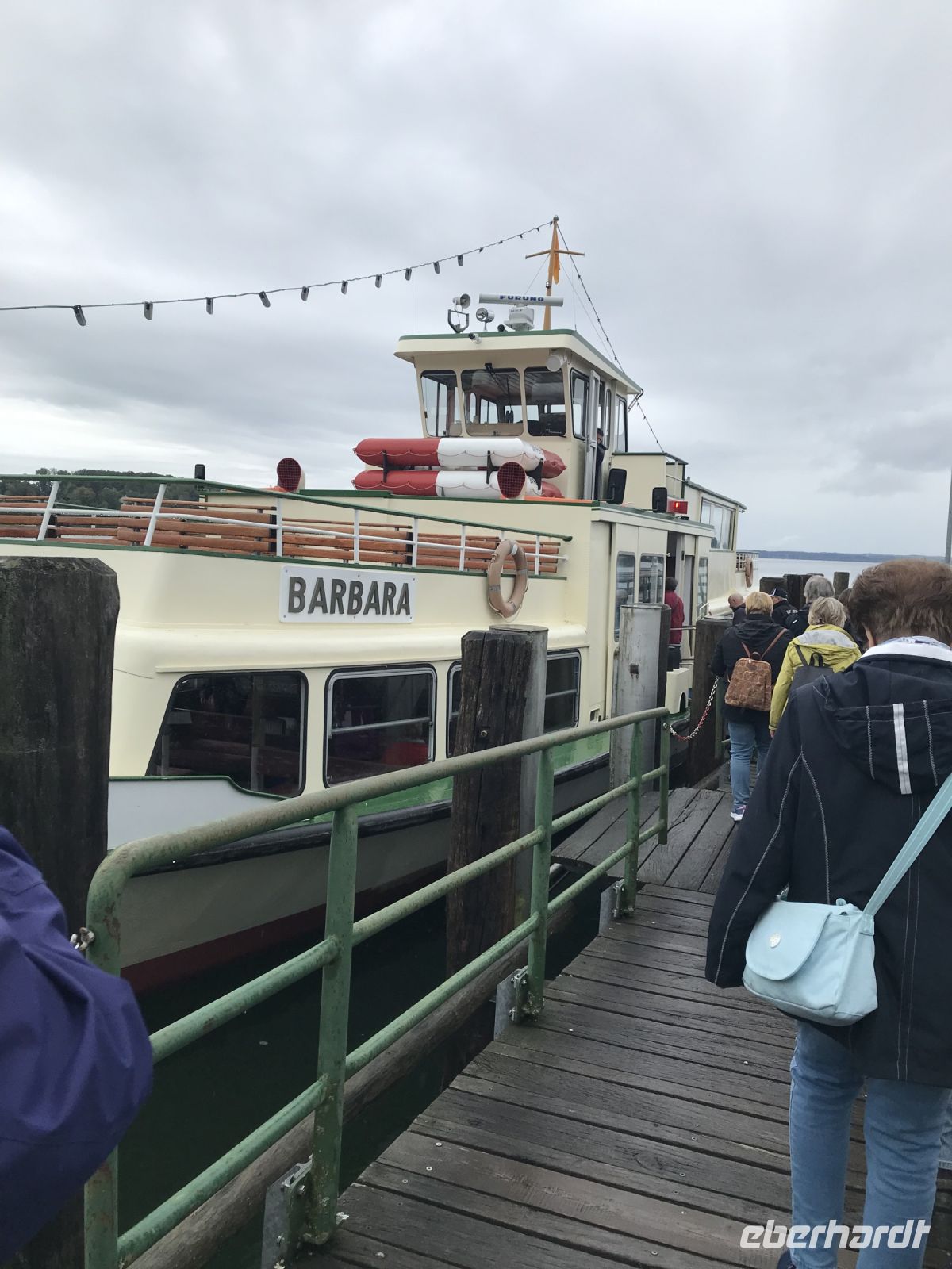 Rundreise Berchtesgadener Land - Besuch Chiemsee - unser Boot