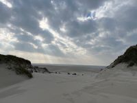 Was für ein Licht über dem Amrumer Strand!