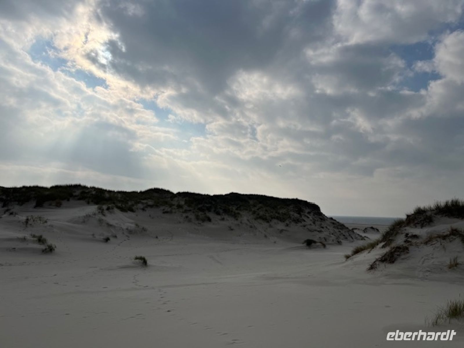 ...ganz feiner puderiger Sand