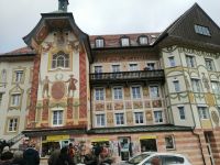 Bad Tölz - Giebelhäuser im alpenländischen Stil